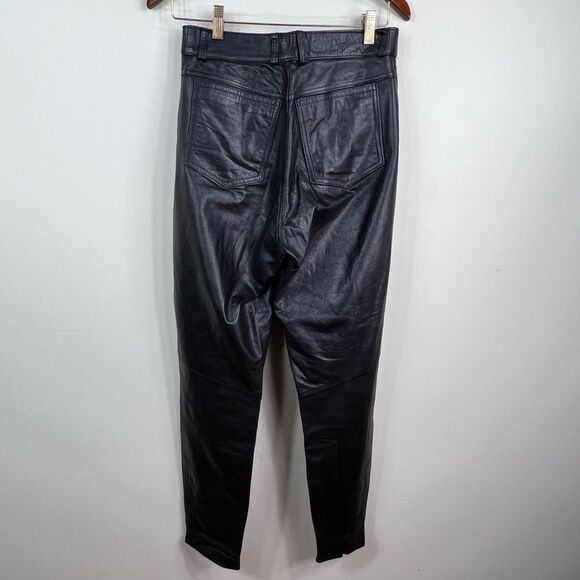 Nevada Blue Vintage Leather Pants **SEE PICS AND DESCRIPTION ** - Picture 3 of 11